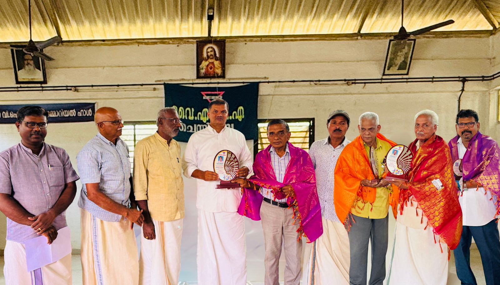 ചെന്നിത്തല വൈ എം സി എ യുടെ സ്ഥാപക അംഗങ്ങളെ ആദരിച്ചു